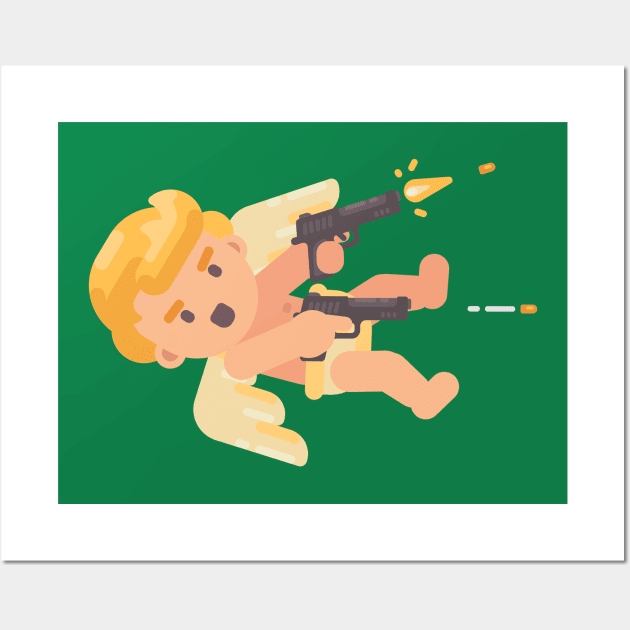 Cupid in Action Wall Art by IvanDubovik